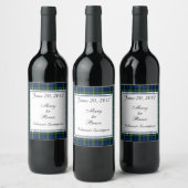 Forbes Scottish Wedding Wine Label Wijn Etiket (Flessen)