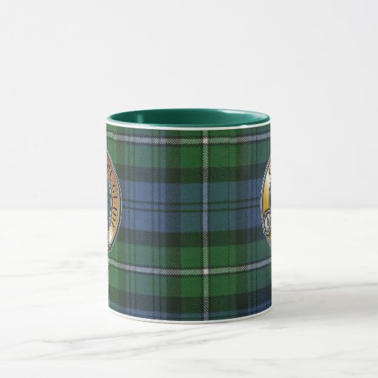Forbes Tartan & Badge Mok (Midden)