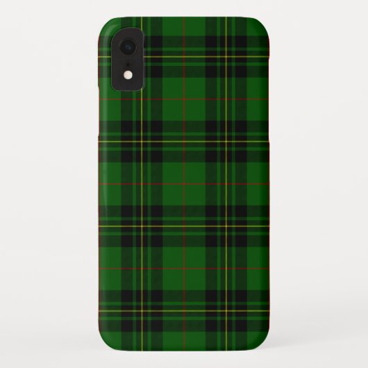 Forbes tartan green black plaid Case-Mate iPhone case (Achterkant)