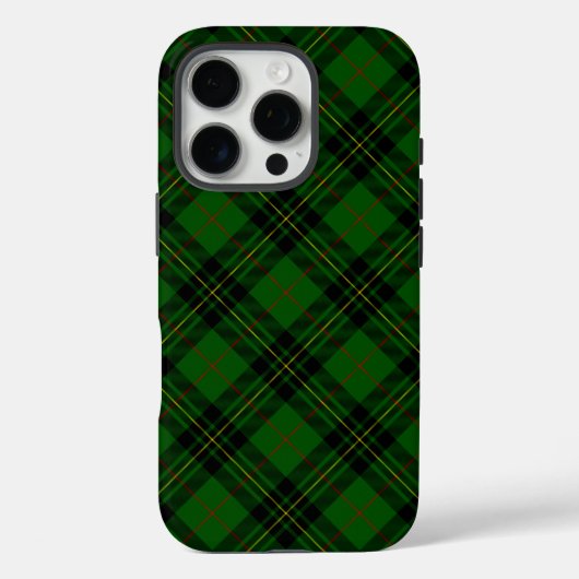 Forbes tartan green black plaid Case-Mate iPhone case (Achterkant)