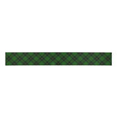 Forbes tartan green black plaid grosgrain lint (Voorkant)