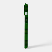 Forbes tartan green black plaid iPhone 15 case (Linkerkant)