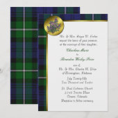 Forbes Tartan Plaid Huwelijksuitnodiging Kaart (Voorkant / Achterkant)