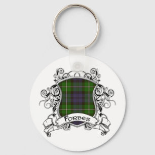 Forbes Tartan Shield Sleutelhanger