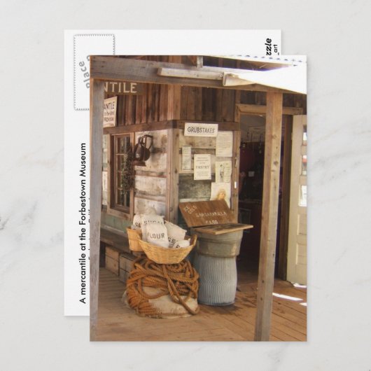 Forbestown Museum Briefkaart (Voorkant / Achterkant)