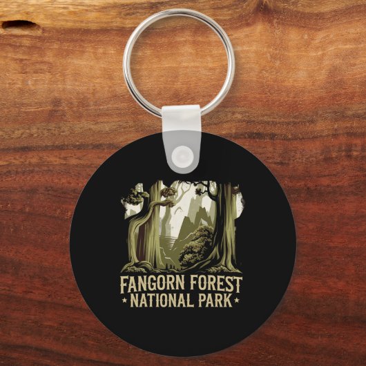 Forbidden Fangorn Forest National Park Bookworms H Sleutelhanger (Voorkant)