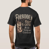 Forbidden Fruit Eater –  gotisch ontwerp T-shirt (Achterkant)