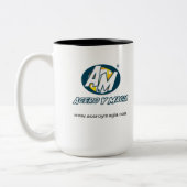 Force 2 tweekleurige koffiemok (Links)