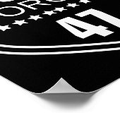 Force 47 Ultra Maga meer dan ooit overgeven Poster (Hoek)