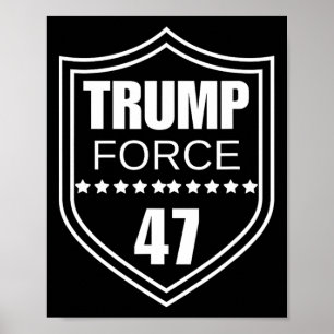 Force 47 Ultra Maga meer dan ooit overgeven Poster