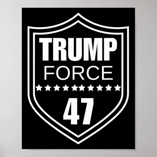 Force 47 Ultra Maga meer dan ooit overgeven Poster (Voorkant)