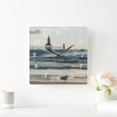 Force Achter Beauty Wall Clock Vierkante Klok (Huis)