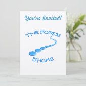 Force is Home Frisbee Kaart (Staand voorkant)