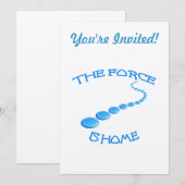 Force is Home Frisbee Kaart (Voorkant / Achterkant)