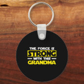 Force is sterk met dit mijn oma sleutelhanger (Voorkant)