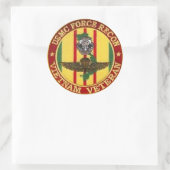 FORCE RECON VIETNAM VETERAAN RONDE STICKER (Tas)
