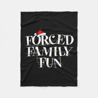 Forced Family Fun - Familie Kerstcadeau Fleece Deken