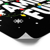 Forced Family Fun Shirt Men Women Kids Christmas P Poster (Hoek)