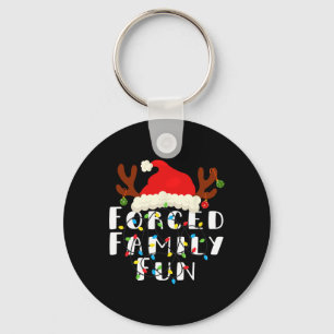 Forced Family Fun T-shirt Mannen Vrouwen Kinder ke Sleutelhanger