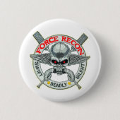 FORCEER RECON RONDE BUTTON 5,7 CM (Voorkant)