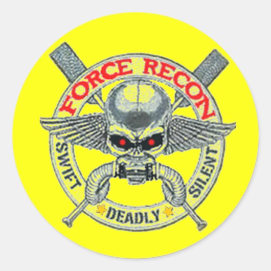 FORCEER RECON RONDE STICKER (Voorkant)