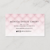 forceren van drip leuke scriptcake en snoepgoed ba visitekaartje (Achterkant)