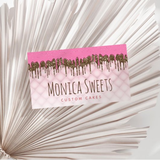 forceren van drip leuke scriptcake en snoepgoed ba visitekaartje