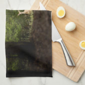 Forces | A White Tailed Deer in the Woods Theedoek (Quarter Fold)