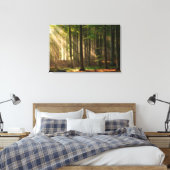 Forces | Autumn Forest Canvas Afdruk (Insitu (Slaapkamer))