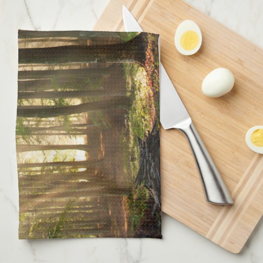 Forces | Autumn Forest Theedoek (Quarter Fold)