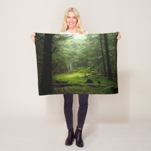 Forces | Auvergne Frankrijk Fleece Deken (In situ)