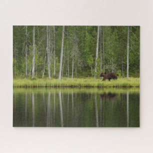 Forces   Bear at Taiga Forest Northern Finland Legpuzzel