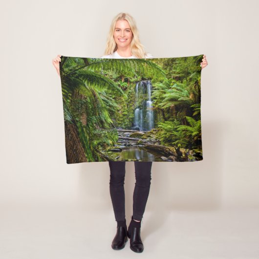 Forces Beauchamp Falls Australia Fleece Deken (In situ)