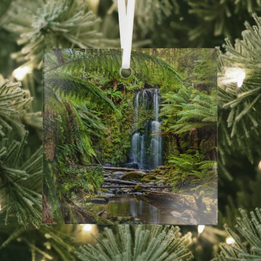 Forces Beauchamp Falls Australia Glas Ornament (Insitu)