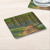 Forces Bluebell Forest in België Kartonnen Onderzetters (Schuin)