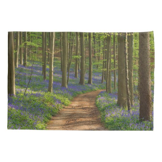 Forces Bluebell Forest in België Kussensloop (Achterkant)