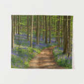 Forces Bluebell Forest in België Wandkleed (Voorkant (horizontaal))