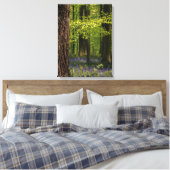 Forces Bluebells in België Canvas Afdruk (Insitu (Slaapkamer))