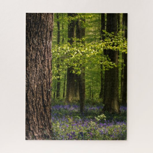 Forces Bluebells in België Legpuzzel (Verticaal)