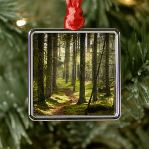 Forces   Boreal Forest Sweden Metalen Ornament