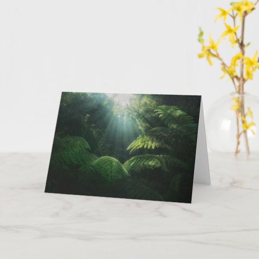 Forces | Ferns in Rainforest Kaart (Gele Bloem)