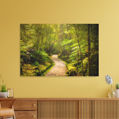 Forces | Footpath Into Forest Canvas Afdruk (Insitu (Woonkamer))