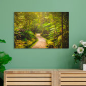 Forces | Footpath Into Forest Canvas Afdruk