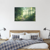 Forces | Forest Path Hamburg Germany Canvas Afdruk (Insitu (Slaapkamer))