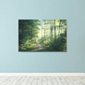 Forces | Forest Path Hamburg Germany Canvas Afdruk (Insitu (Houten vloer))