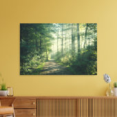Forces | Forest Path Hamburg Germany Canvas Afdruk (Insitu (Woonkamer))