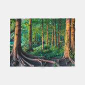 Forces Greenery & Woodland Fleece Deken (Voorkant (Horizontaal))