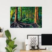 Forces Greenery & Woodland Poster (Thuiskantoor)