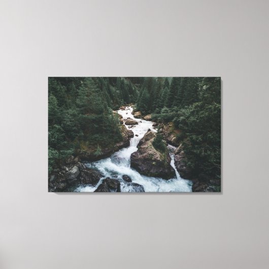 Forces | Grison Graubunden Canton Canvas Afdruk (Voorkant)