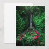 Forces | Leke Leke Waterfalls in Bali Bedankkaart (Voorkant / Achterkant)